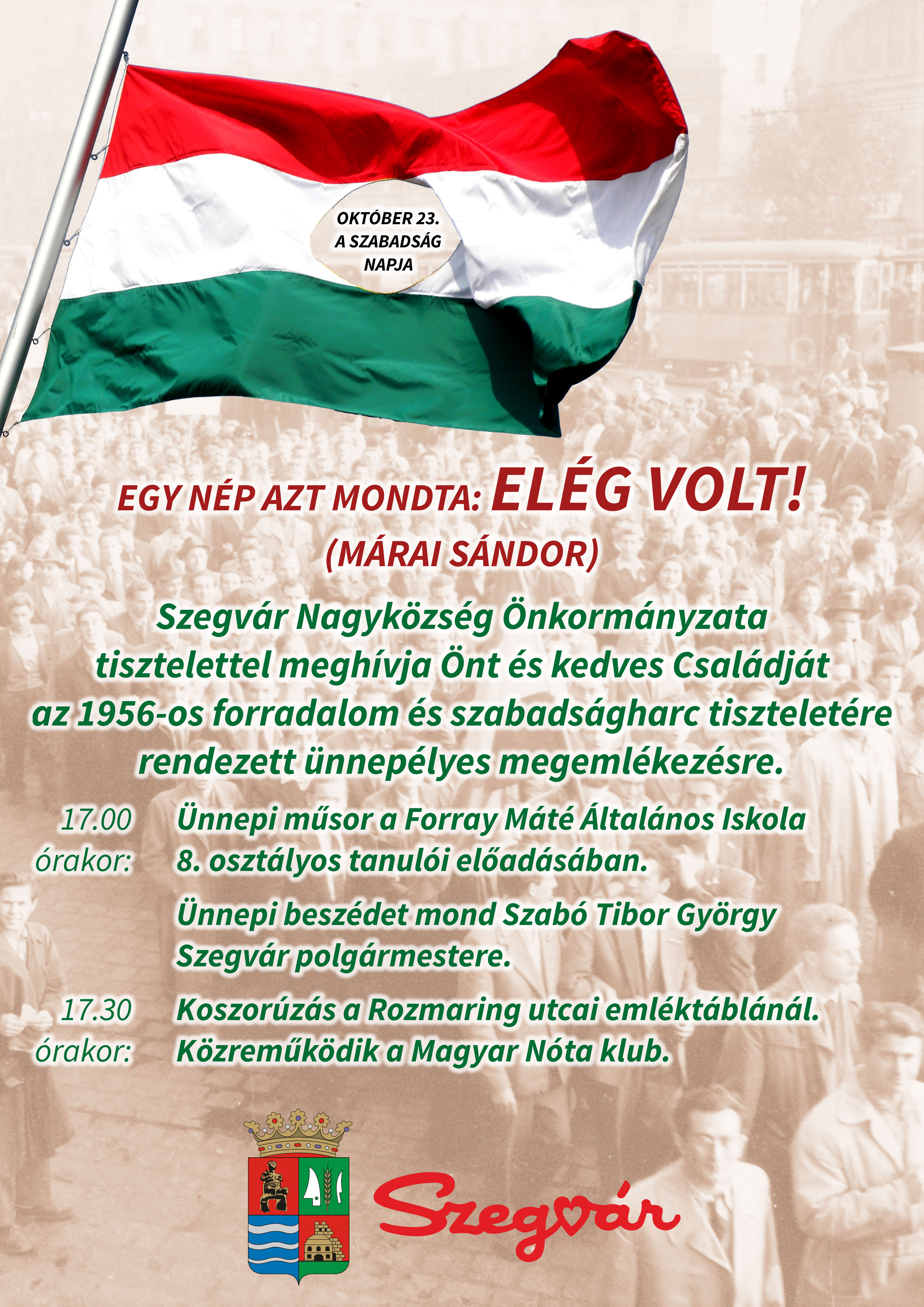 2019.10.23. Október 23-i ünnepség - Fotókː PURGEL ZOLTÁN©