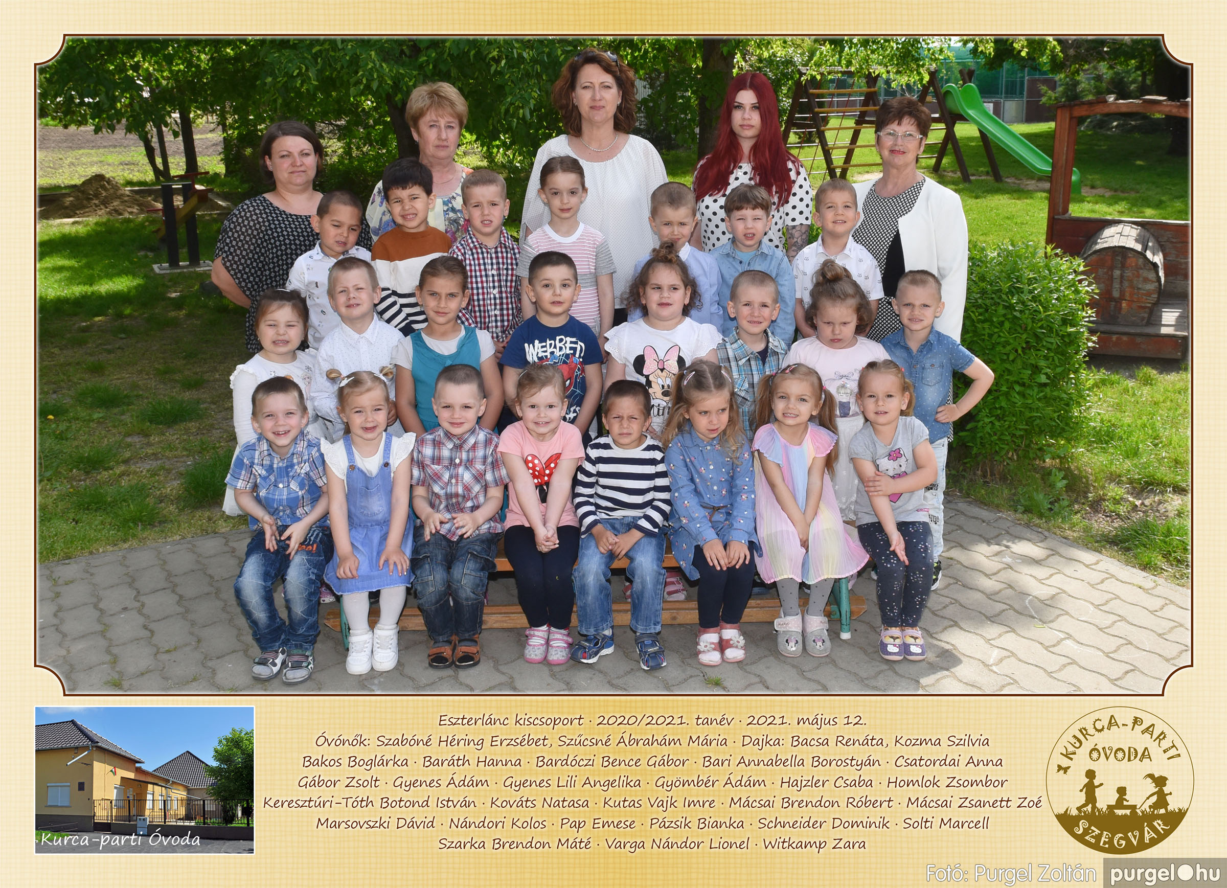 2021.05.12. Kurca-parti Óvoda csoportképek 2021. - Fotókː PURGEL ZOLTÁN©