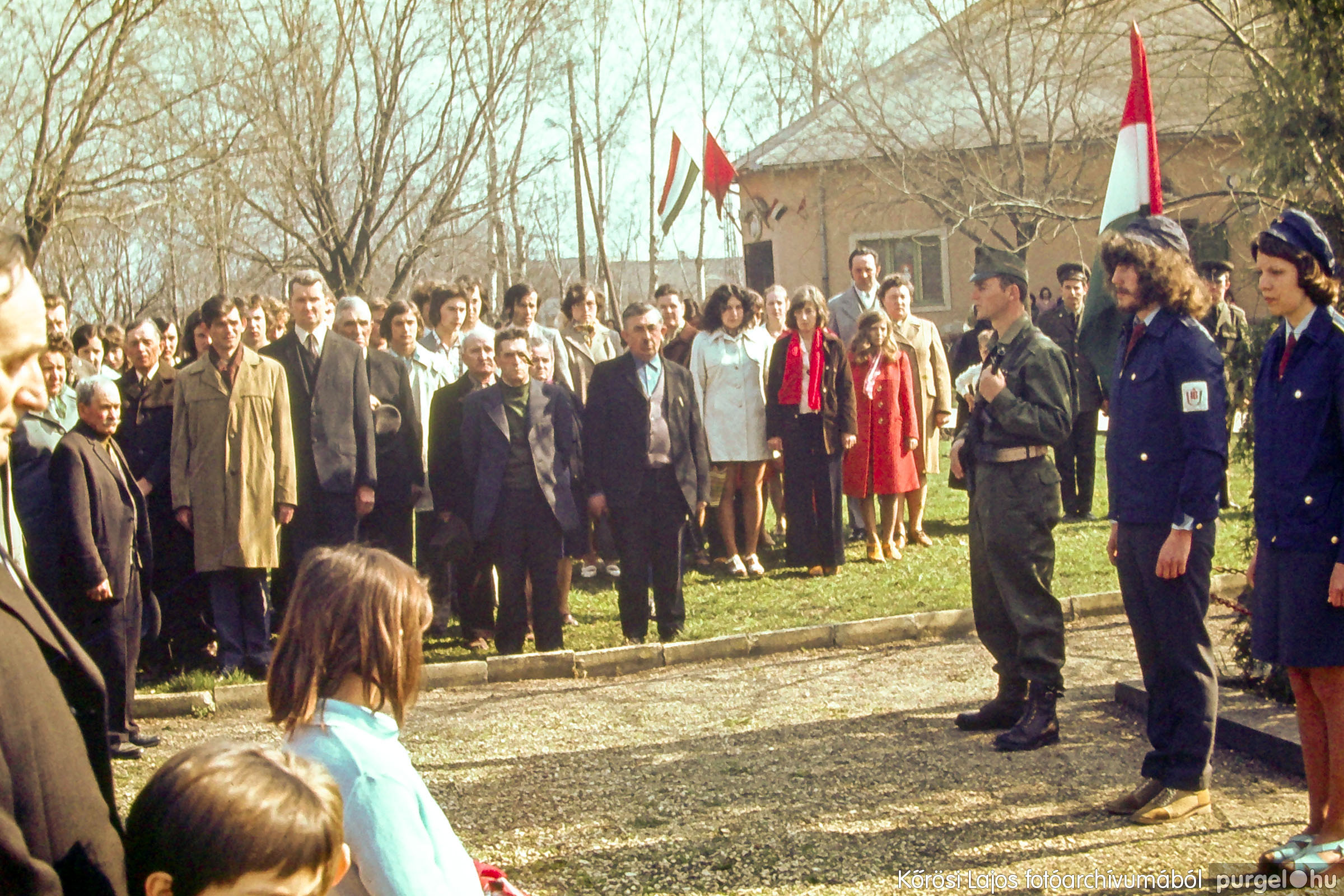 002 1980-as évek - Április 4-i ünnepség - Fotókː KŐRÖSI LAJOS©