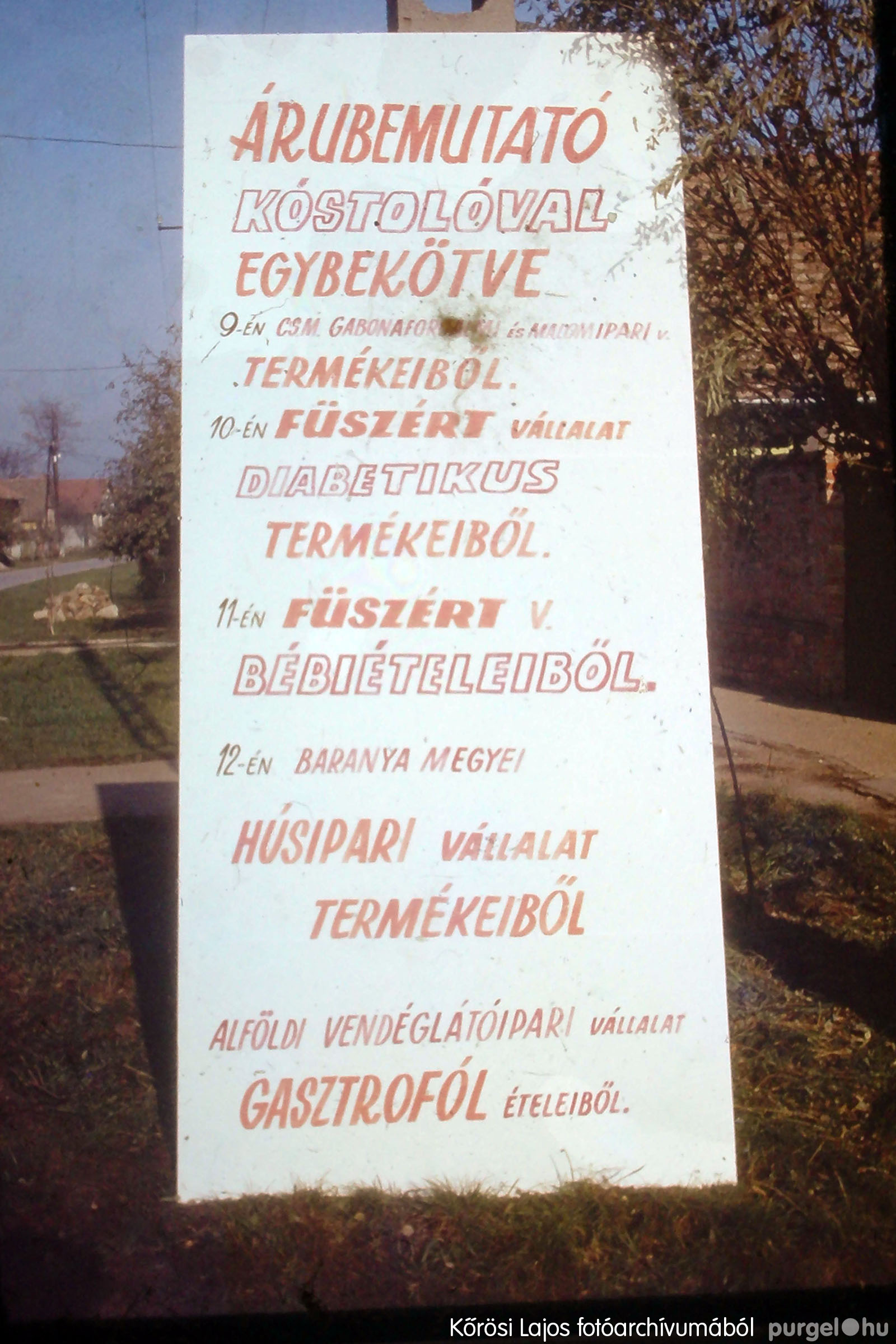010 1980-as évek - Árubemutató kóstolóval egybekötve - Fotókː KŐRÖSI LAJOS©