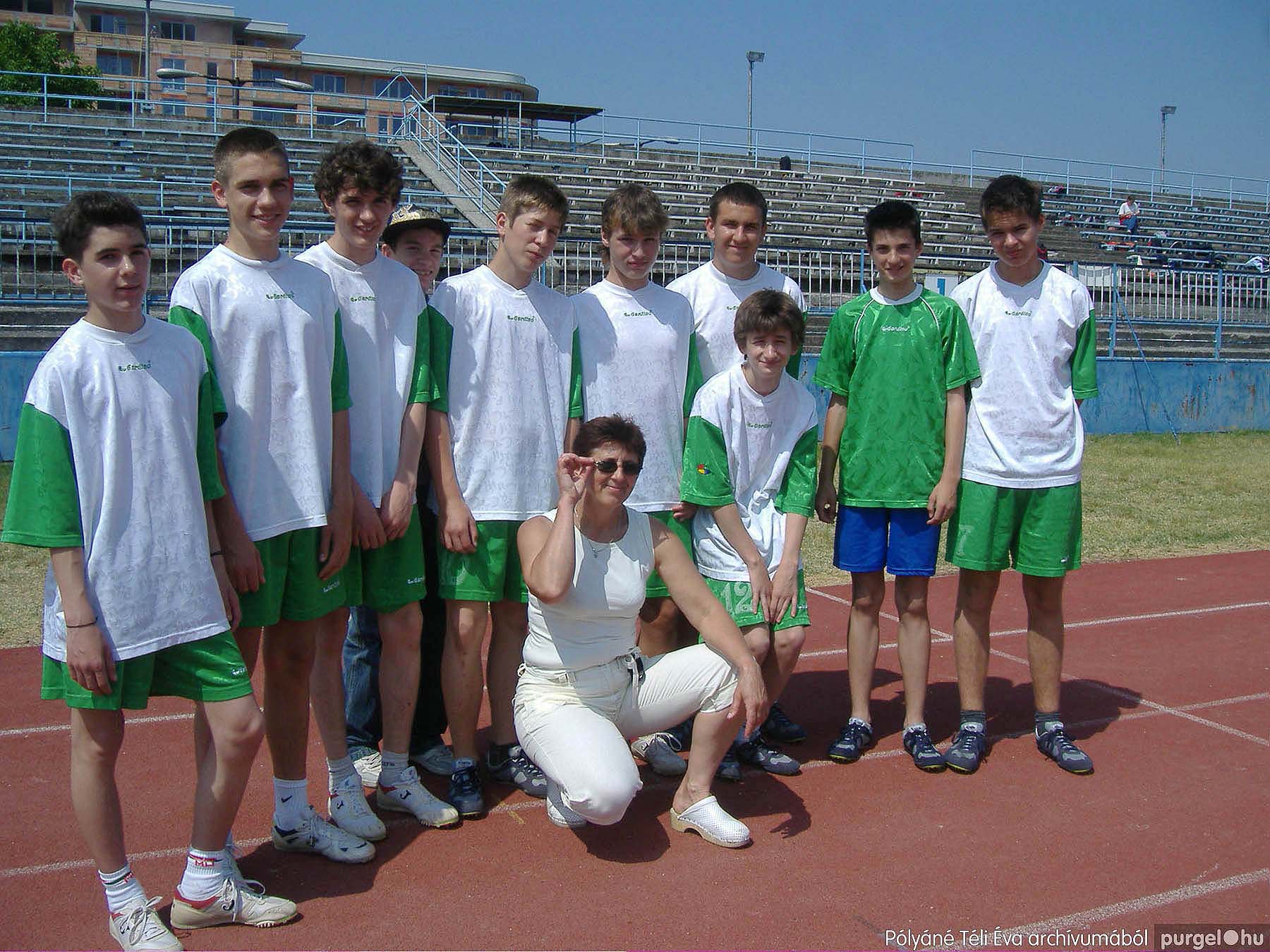 2009.05.20. Megyei atlétika verseny - PÓLYÁNÉ TÉLI ÉVA archívumából